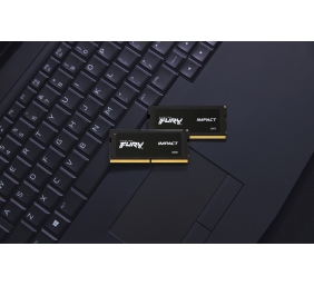 Kingston KF560S38IBK2-32 32GB 6000MT/s DDR5 CL38 SODIMM (Kit of 2) FURY Impact PnP | Kingston