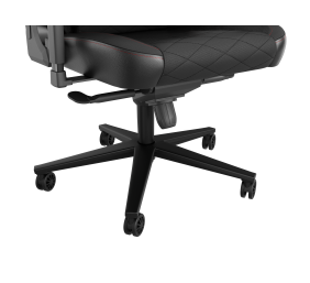 Genesis Gaming Chair Nitro 890 G2 Backrest upholstery material: Eco leather, Seat upholstery material: Eco leather, Base material: Metal, Castors material: Nylon with CareGlide coating | Black/Red