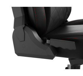 Genesis Gaming Chair Nitro 890 G2 Backrest upholstery material: Eco leather, Seat upholstery material: Eco leather, Base material: Metal, Castors material: Nylon with CareGlide coating | Black/Red