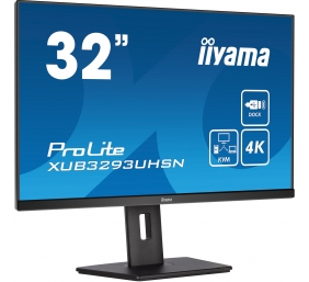 Iiyama ProLite XUB3293UHSN-B5 - LED monitor - 32' - 3840 x 2160 @60Hz (8.3 megapixel 4K UHD) - 350 cd/m² - 16:9 - 4ms - matte, black