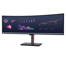 Lenovo | ThinkVision | P49w-30 | 49 " | IPS | 32:9 | 60 Hz | 4 ms | 5120 x 1440 | 350 cd/m² | HDMI ports quantity 2 | Black | Warranty 36 month(s)