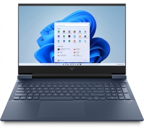 VICTUS by HP 16-e0001ny - Ryzen 5 5600H, 16GB, 512GB SSD, 16.1 FHD 250-nit 144Hz AG, GeForce RTX 3060 6GB, US backlit keyboard, Performance Blue, 70Wh, Win 11 Home, 1 years