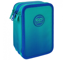 Forminis trijų skyrių penalas su priedais CoolPack Jumper 3 Gradient Ocean