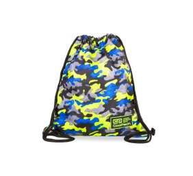 Maišelis sportinei aprangai CoolPack Sprint Line Camo Fusion Yellow NP
