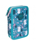 Forminis dviejų skyrių penalas su priedais CoolPack Jumper 2 Princess Bunny