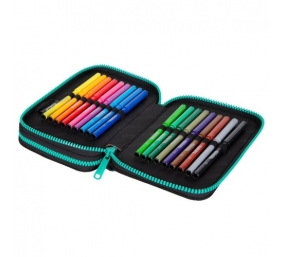 Forminis dviejų skyrių penalas su priedais CoolPack Jumper 2 Milky Way NP