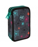 Forminis dviejų skyrių penalas su priedais CoolPack Jumper 2 Milky Way