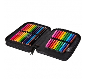 Forminis dviejų skyrių penalas su priedais CoolPack Jumper XL Doggies