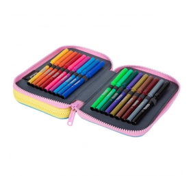 Forminis dviejų skyrių penalas su priedais CoolPack Jumper 2 Dancefloor
