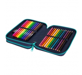 Forminis dviejų skyrių penalas su priedais CoolPack Jumper XL Wishes