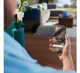 Philips HomeRun 3000 Series Aqua Wet and dry cleaning robot XU3000/01, charging station, HomeRun app, Black