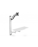 Digitus Wall mount | DA-90451 | Rotate, Swivel | 32 " | Maximum weight (capacity) 8 kg | White/Black