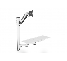 Digitus Wall mount | DA-90451 | Rotate, Swivel | 32 " | Maximum weight (capacity) 8 kg | White/Black