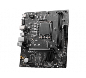 MSI | PRO H610M-E DDR4 | Processor family Intel | Processor socket  LGA1700 | DDR4 DIMM | Memory slots 2 | Supported hard disk drive interfaces 	SATA, M.2 | Number of SATA connectors 4 | Chipset Intel H610 | Mirco-ATX
