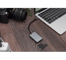Digitus | USB-C Card Reader, 2 Port, High Speed | DA-70333