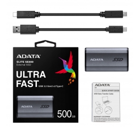 ADATA | External SSD | External SSD | SE880 | 500 GB | Solid-state drive interface USB 3.2 Gen 2x2