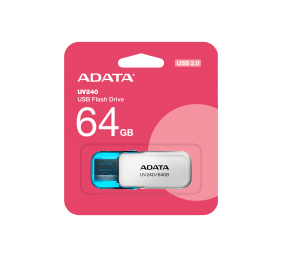 ADATA | USB Flash Drive | UV240 | 64 GB | USB 2.0 | White