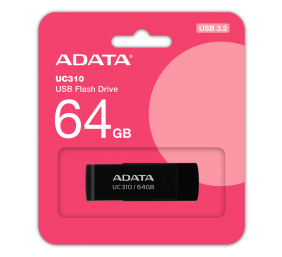 ADATA | USB Flash Drive | UC310 | 64 GB | USB 3.2 Gen1 | Black