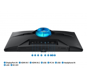 Samsung | Gaming Monitor | LS28BG700EPXEN | 28 " | IPS | UHD | 16:9 | 144 Hz | 1 ms | 3840 x 2160 | 250 cd/m² | HDMI ports quantity 2 | Black