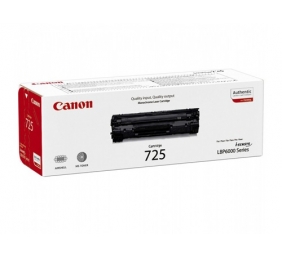 Canon CRG 725 (3484B002) juoda kasetė lazeriniams spausdintuvams, 1600 psl. (SPEC)