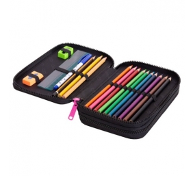 Forminis dviejų skyrių penalas su priedais CoolPack Jumper 2 Math Hearts