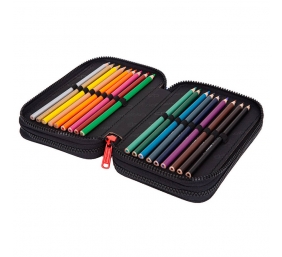 Forminis trijų skyrių penalas su priedais CoolPack Jumper 3 Catch me