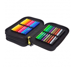 Forminis trijų skyrių penalas su priedais CoolPack Jumper 3 Catch me