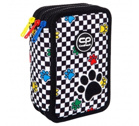 Forminis trijų skyrių penalas su priedais CoolPack Jumper 3 Catch me