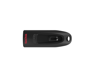 USB atmintinė SanDisk Ultra 64GB, USB 3.0 Flash Drive, 130MB/s read, Red