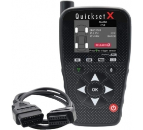 Ecost prekė po grąžinimo Ateq QuickSet X TPMS aktyvavimo ir ECU atstatymo įrankis apima OBD kabelių