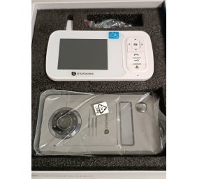 Ecost prekė po grąžinimo Smartwares VD38W belaidžio vaizdo durų telefonas su naktinio matymo funkcij