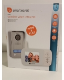 Ecost prekė po grąžinimo Smartwares VD38W belaidžio vaizdo durų telefonas su naktinio matymo funkcij