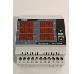 Ecost prekė po grąžinimo Įtemptas Elektronik EM100Din skaitmeninis multimetras