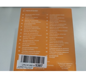 Ecost prekė po grąžinimo Steinel Motion jutiklis yra 180 Digi baltas, 180 ° aptikimas, 8 m diapazona