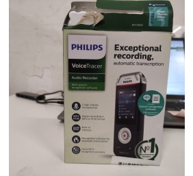 Ecost prekė po grąžinimo Philips Voicetracer DVT2810 garso įrašymo įrenginys su Dragon Speech įrašym