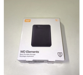 Ecost prekė po grąžinimo WD elementai nešiojami, išorinis kietasis diskas 1 TB USB 3.0 WDBUZG0010BBK