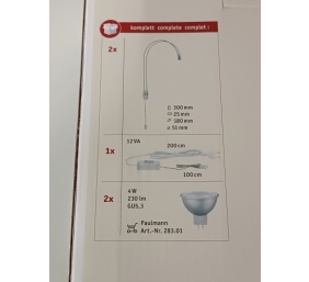 Ecost prekė po grąžinimo Paulmann Galeria Assistent II 99908 LED MIRROR LIGHT VOMIGOS LAMP CHROME VI