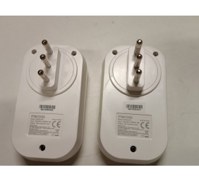 Ecost prekė po grąžinimo Meross Smart WiFi kištuko lizdas, itališkas išmanusis kištukas 16a (L tipas
