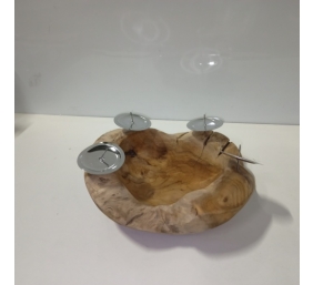 Ecost prekė po grąžinimo Ambientehome Advento vainikas Advento dubuo apvalus apytiksliai 20 25 cm Ša