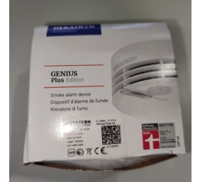 Ecost prekė po grąžinimo Hekatron Genius Plus dūmų detektorius su 10 metų akumuliatoriumi  bandymo n