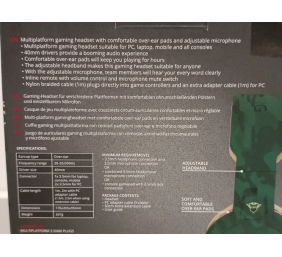 Ecost prekė po grąžinimo Pasitikėkite žaidimų GXT 411C RADIUS žaidimų ausinės, skirtos PC, PS5, PS4