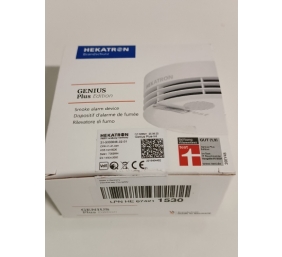 Ecost prekė po grąžinimo Hekatron Genius Plus dūmų detektorius su 10 metų akumuliatoriumi  bandymo n