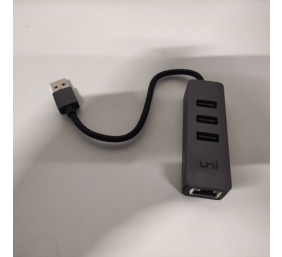 Ecost prekė po grąžinimo USB Ethernet adapteris [pintas, aliuminio lydinys], Uni USB 3.0 Ethernet st