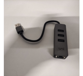 Ecost prekė po grąžinimo USB Ethernet adapteris [pintas, aliuminio lydinys], Uni USB 3.0