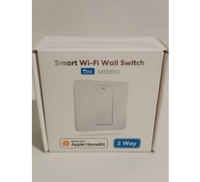 Ecost prekė po grąžinimo Meross HomeKit Smart Light Switch, 2way WiFi Wall Switch reikalauja neutral