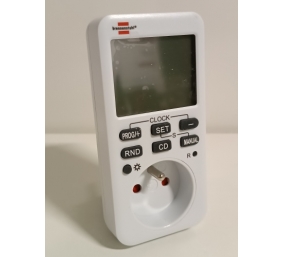 Ecost prekė po grąžinimo BrennenStuhl 1506321 Comfortline Weekly Timer White (skaitmeninis programuo