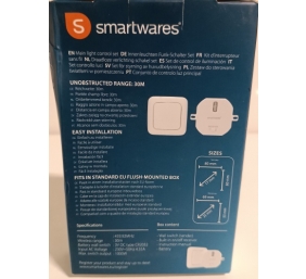 Ecost prekė po grąžinimo Smartwares Pugir &amp; Connect namų rinkinys, skirtas belaidžiui apšvietimui ik