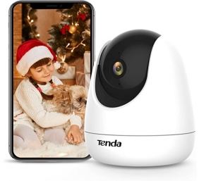 Ecost prekė po grąžinimo Tenda Cp3 vidaus stebėjimo kamera, 360 ° pasukama WiFi IP kamera su 2WAY AU