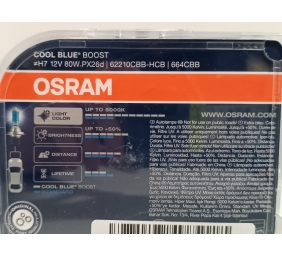 Ecost prekė po grąžinimo OSRAM 62210CBBHCB priekinių žibintų lemputės pakuotė 2