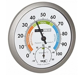 Ecost prekė po grąžinimo TFA Dostmann Analoginis termohygometras, sveikas kambario klimatas, spalvot